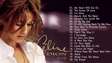 best celine dion|list of Celine Dion songs.